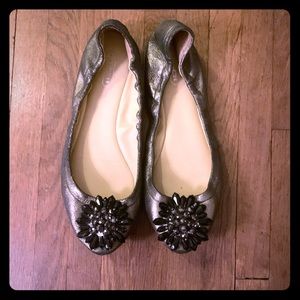 Coach metallic ballet flat size 7.5